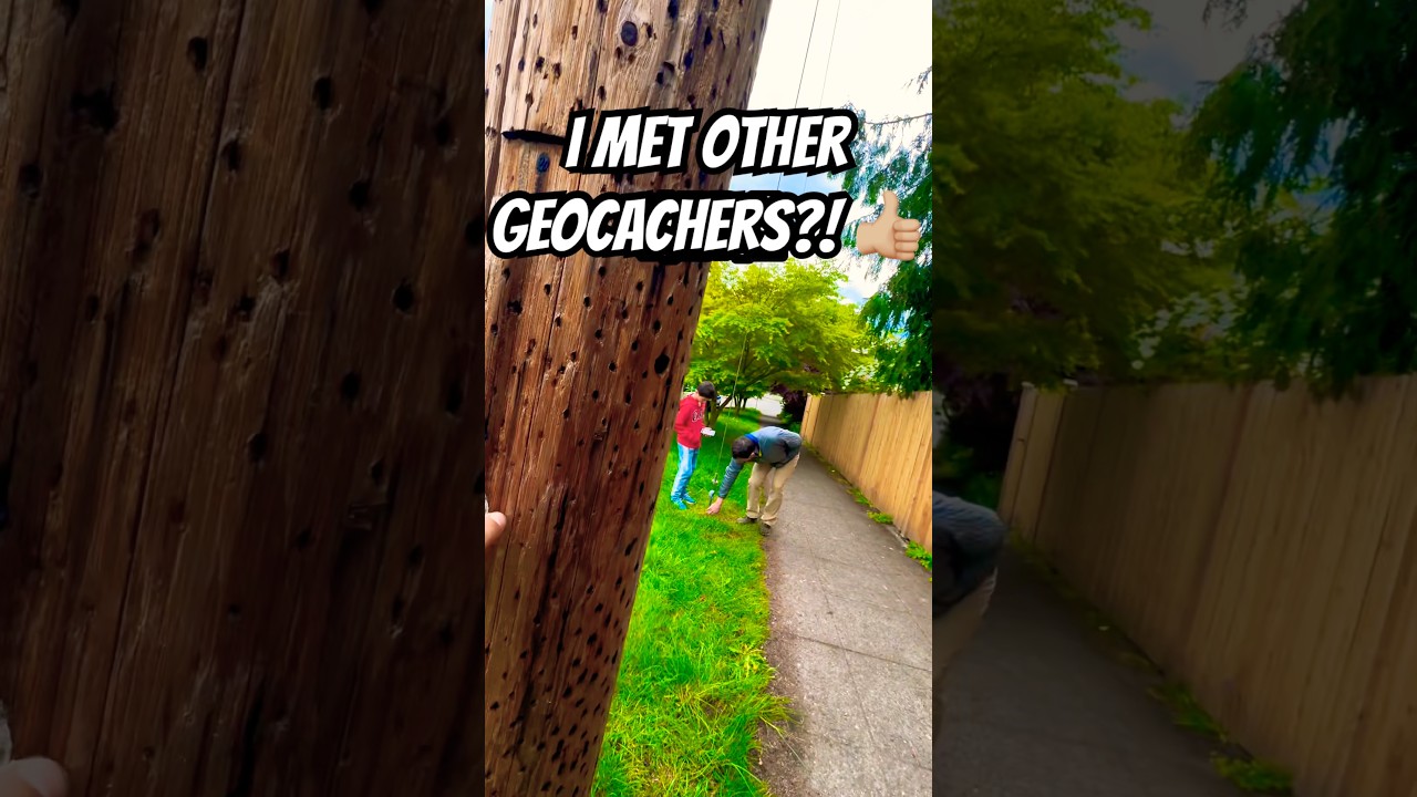 I met Geocachers looking for the SAME GEOCACHE AS ME! Has this ever happened to you?! 👀
