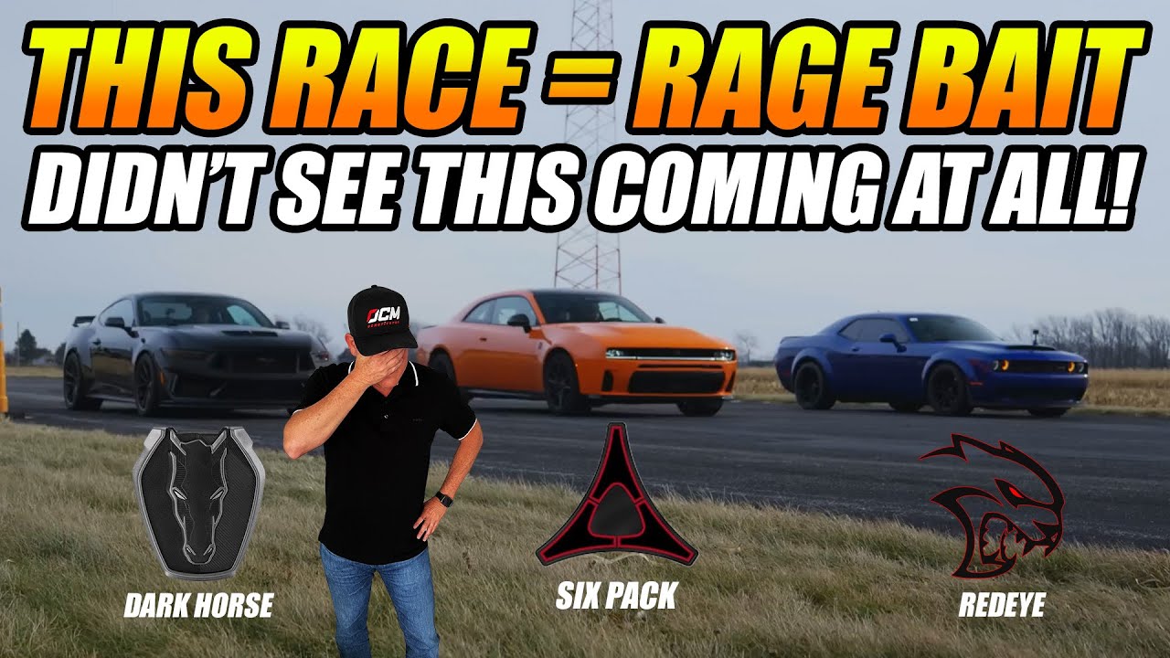 HELLCAT REDEYE VS SIXPACK VS DARK HORSE RACE...WTH JUST HAPPENED?