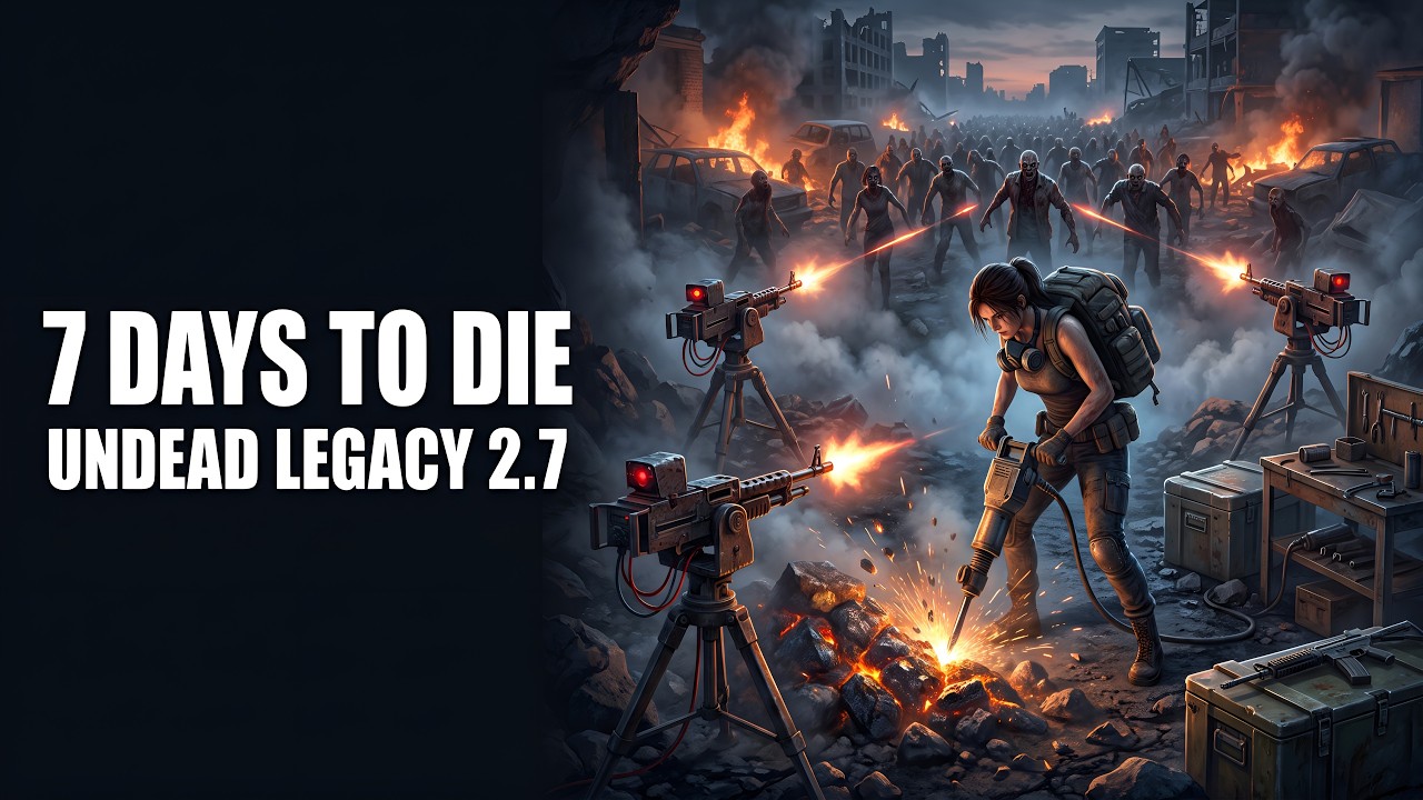 &laquo;Фарм в Легаси&raquo; Строим Килл-Бокс на Кровавую Луну 🩸🌕 в 7 Days to Die 2.6 UL #06