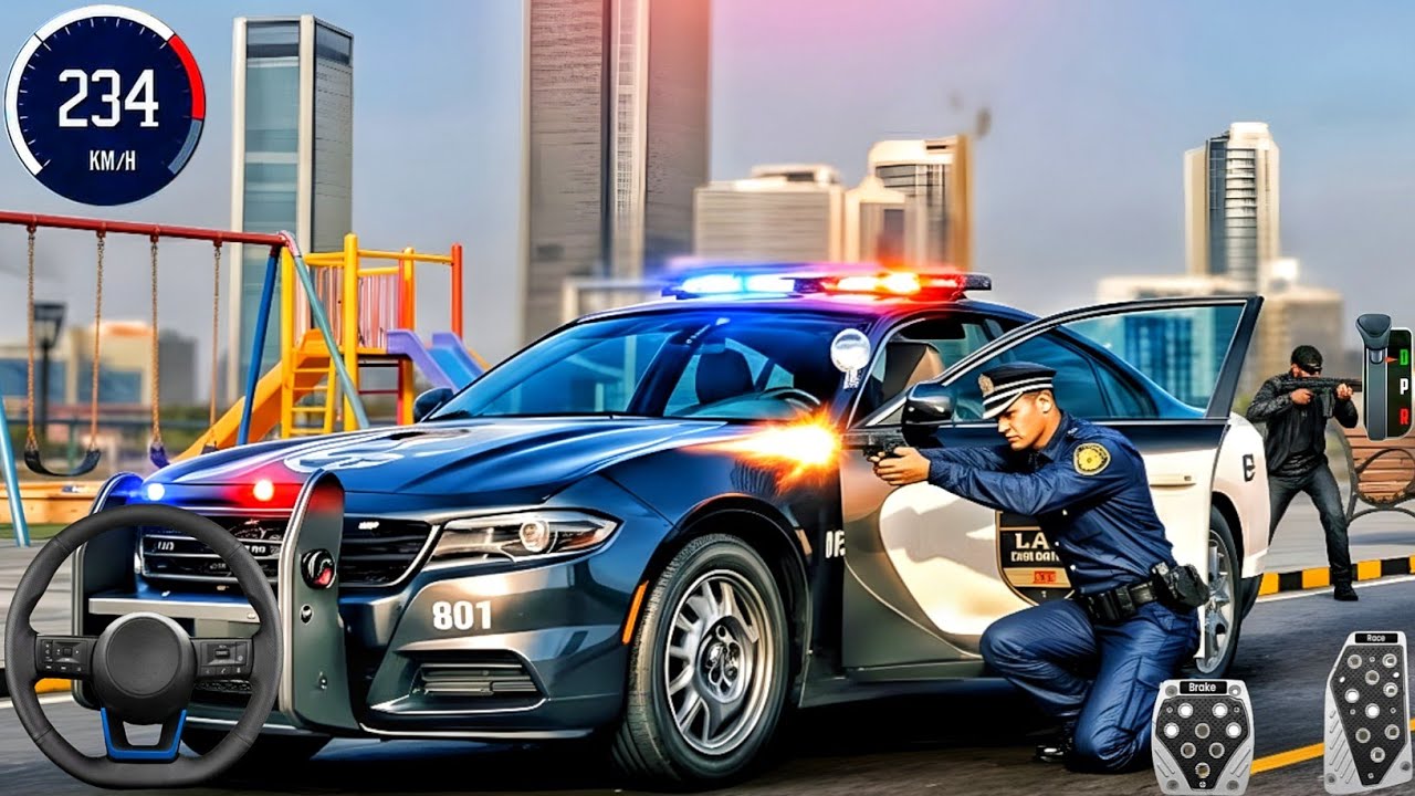 Police Simulator 2026 - Экстремальная погоня за полицейским, патрульный полицейский - Автомобильн...