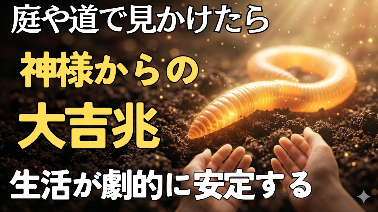 【スピリチュアル】大地の神様からの伝言！ミミズが伝える「生活が安定する」5つのメッセージ