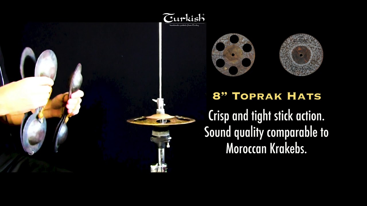 Turkish Cymbals Toprak Mini Hi-Hat 8″