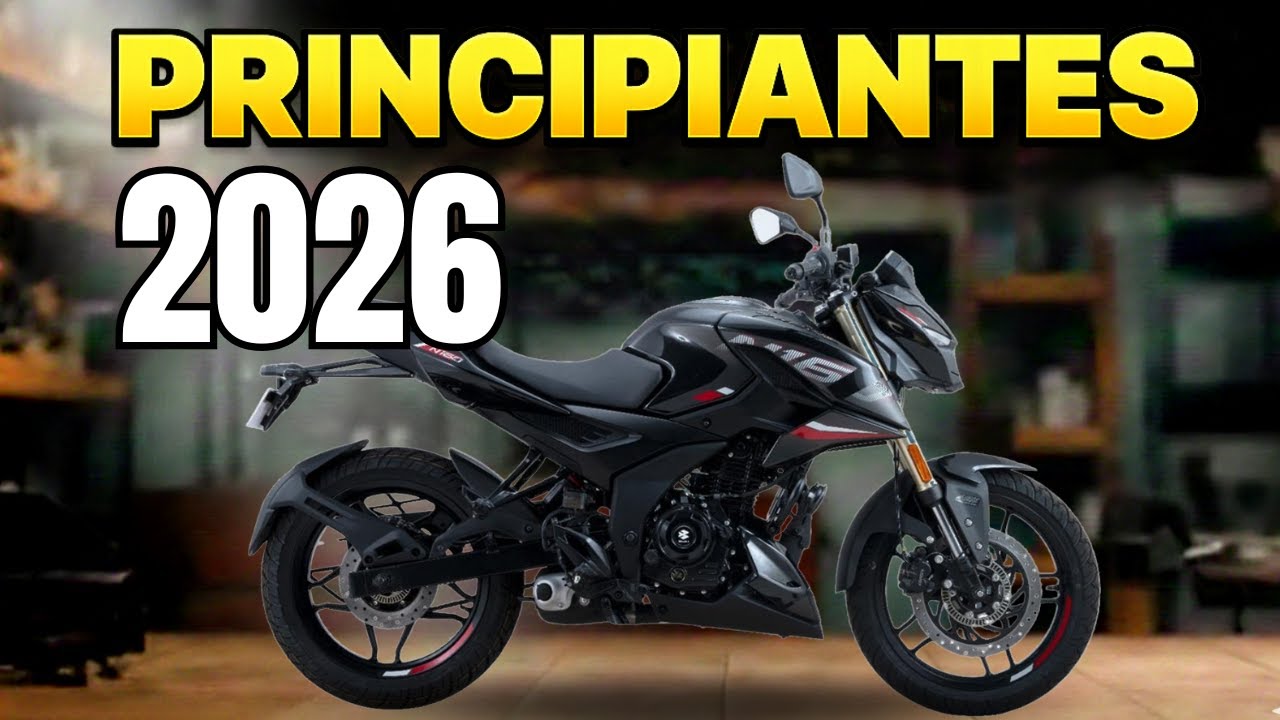 PRIMERA MOTO 2026 🔥 Estas 5 son las mejores opciones para PRINCIPIANTES