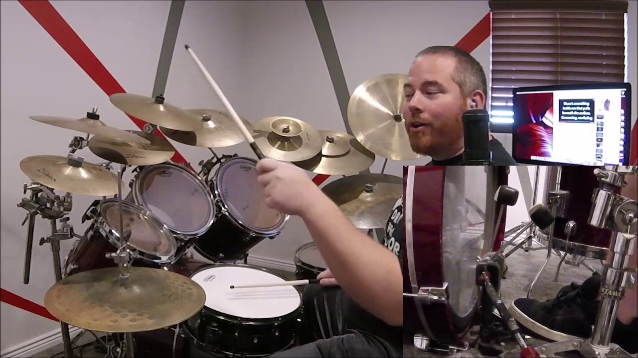 Как играть песню Linkin Park «Crawling» на барабанах