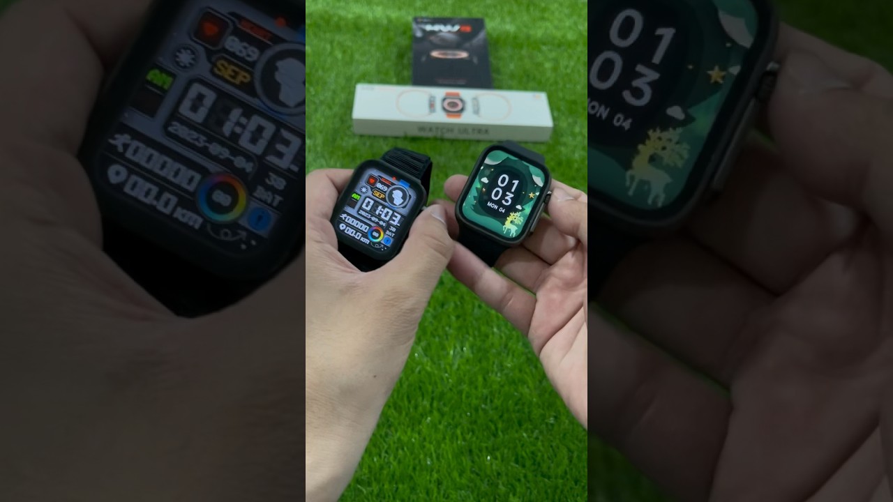 Hw8 Ultra vs Gs8 Ultra Smart Watch #comparison #review #shorts