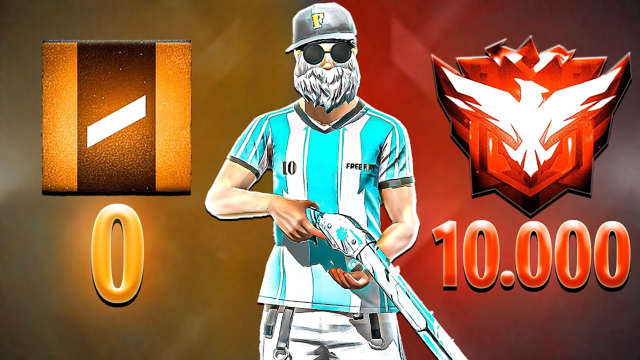 DO BRONZE AO MESTRE EM 4 HORAS SEM DOBRO DE PONTOS FREE FIRE