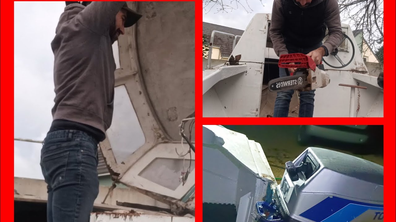 (partie2) rénovation bateau cabine ,se rendre a l évidence 😕😕