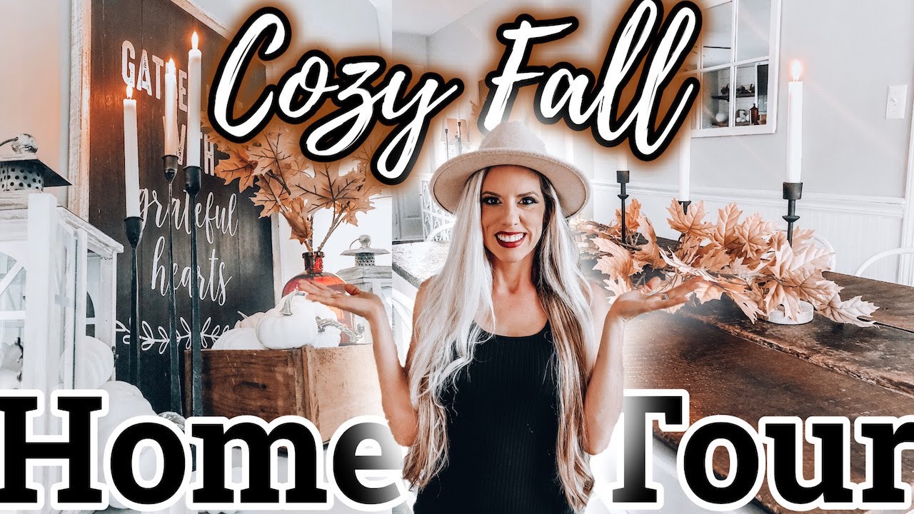 FALL HOME TOUR 2021| COZY FARMHOUSE FALL DECOR| COTTAGE STYLE FALL DECOR