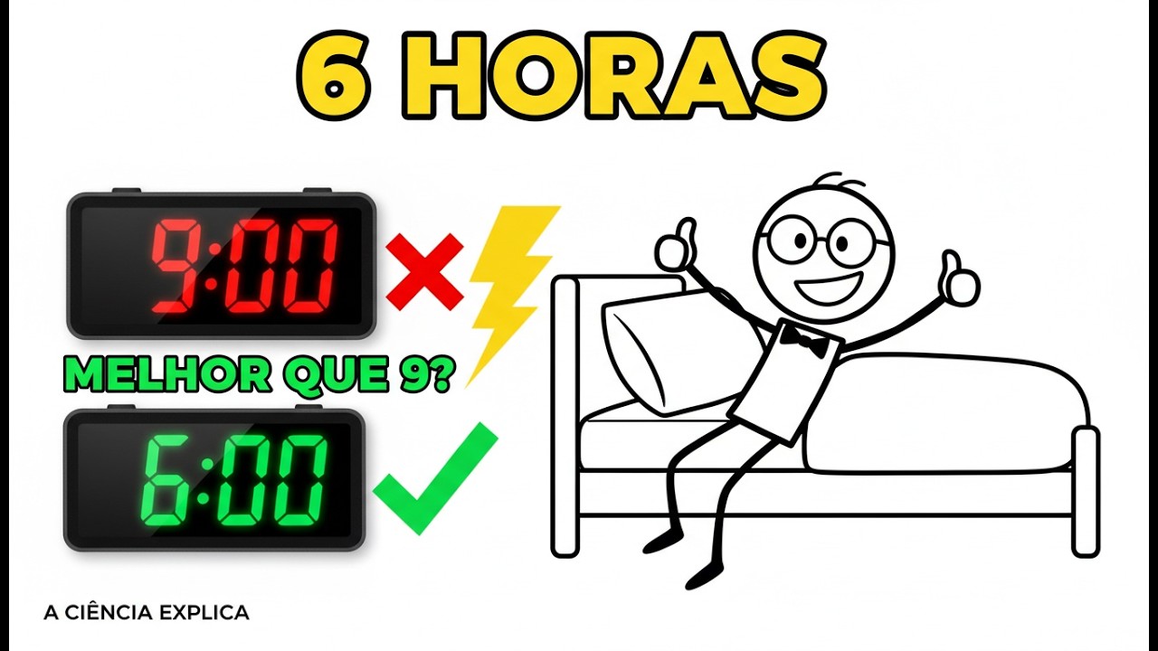 Como Dormir 6 Horas e Acordar Melhor Que 9 (A Ciência do Sono Eficiente)