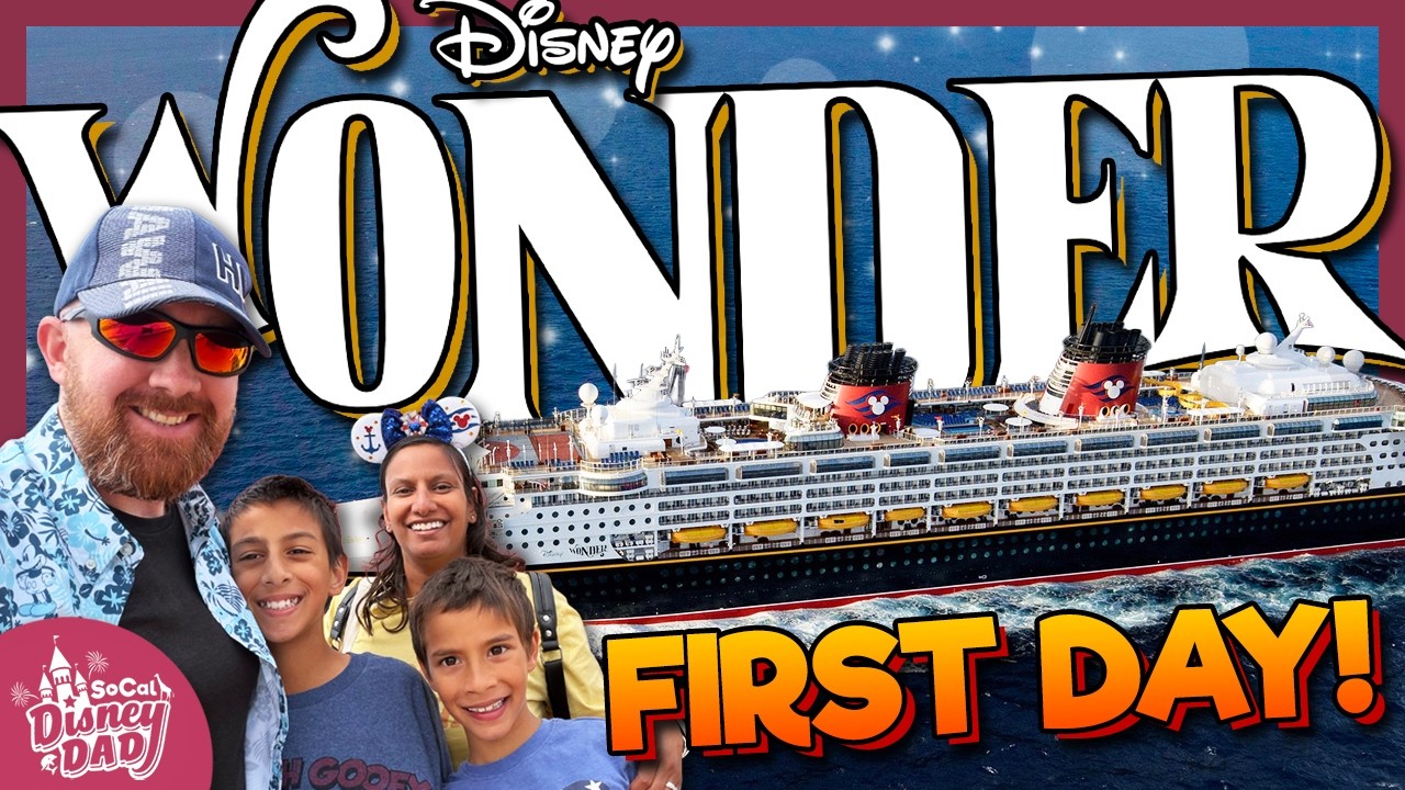 OUR FIRST CRUISE! Disney Wonder 3-Night Baja Cruise from San Diego Embarkation Day