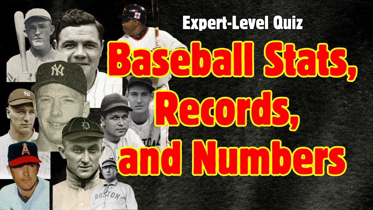Expert-Level Baseball Quiz for Diehard Fans.Stats, Records, and Numbers. #baseballtrivia