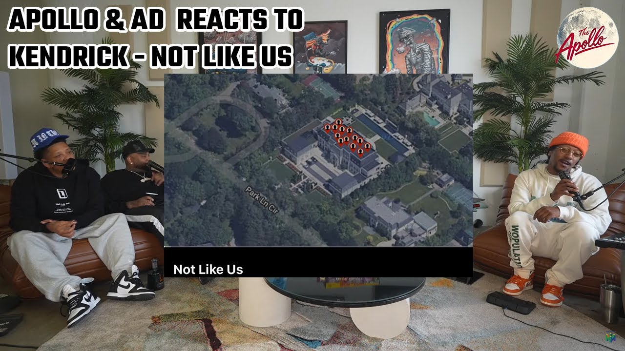 AD & Apollo Reacts To Kendrick Not Like Us || No Edits