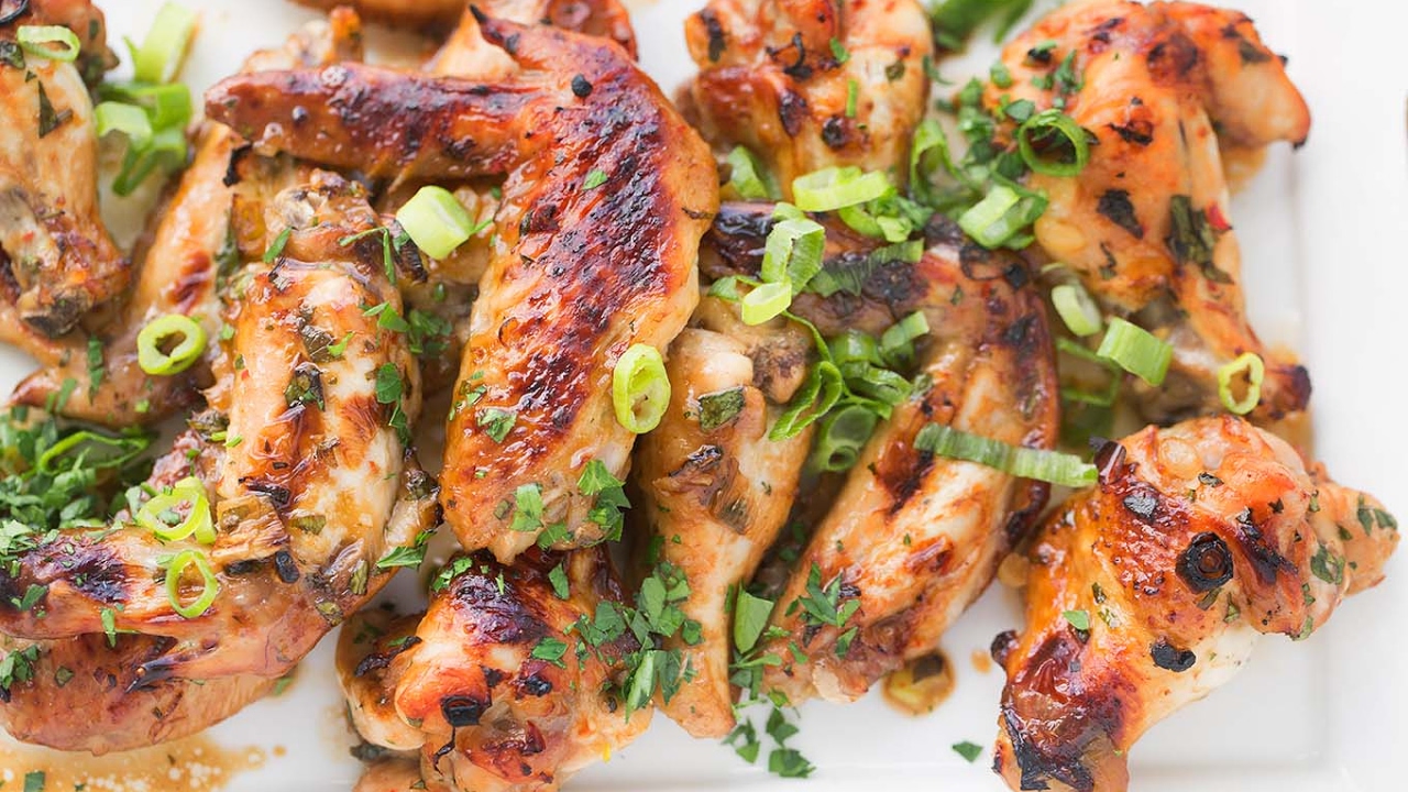 Garlic Ginger Chicken Wings