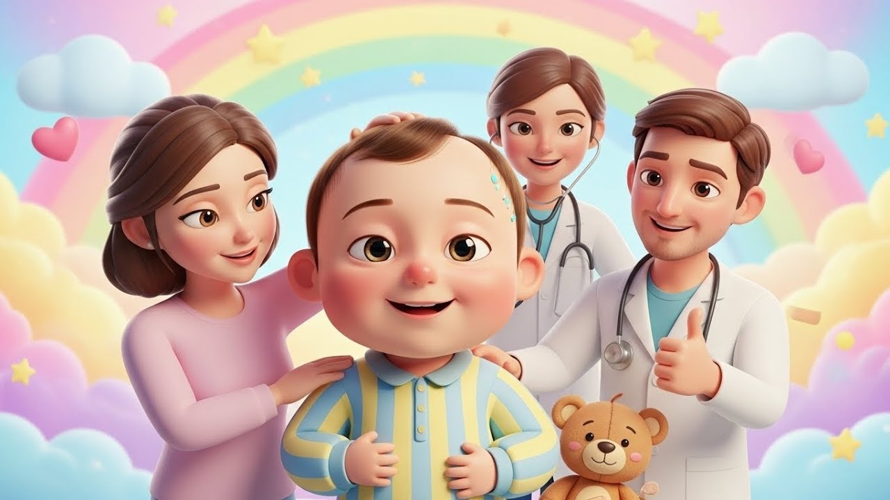 Boo Boo Sick Song 🤒 | Baby Feels Better | Kids Nursery Rhymes & 3D Cartoon Songs