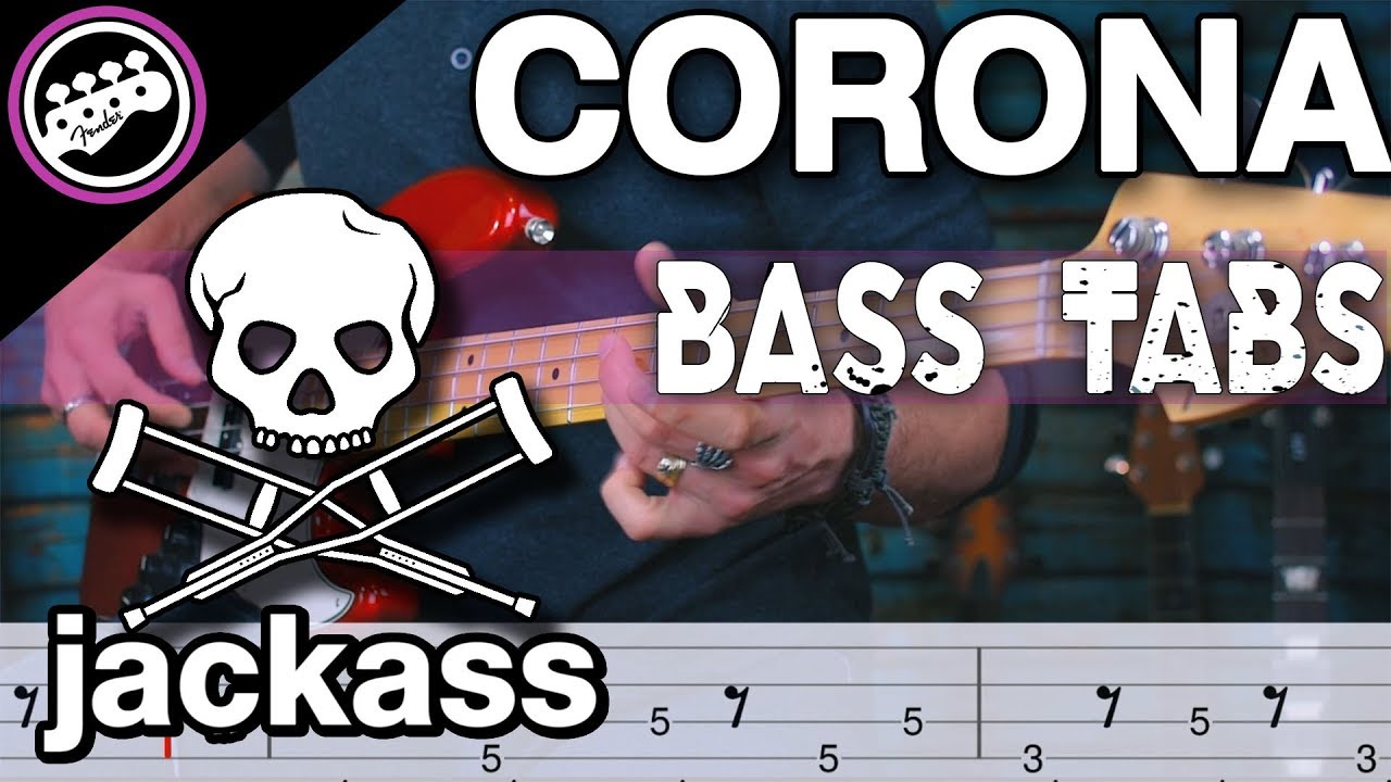 Minutemen - Corona (Jackass Theme Song) | Bass Cover With Tabs in the Video