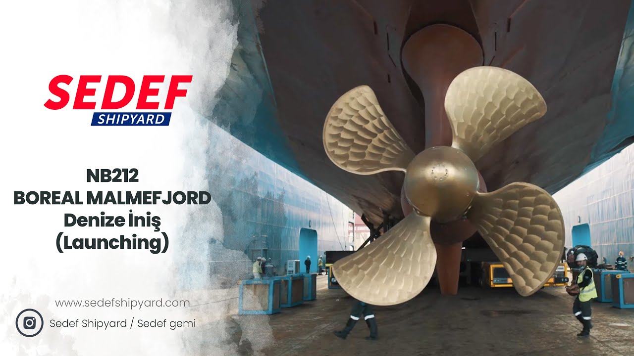 Sedef NB212-Boreal Malmefjord Denize İniş / Launching video of Sedef NB212