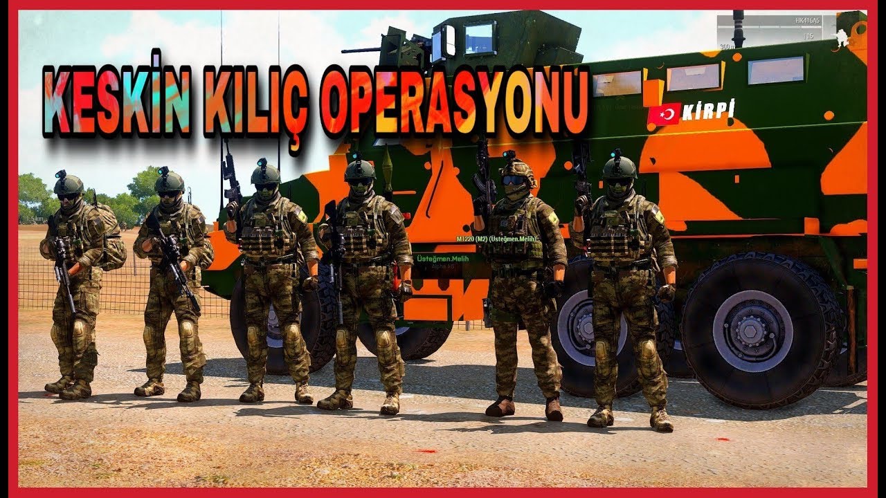 KESKİN KILIÇ OPERASYONU - BORDO BERELİLER -  ARMA3 
