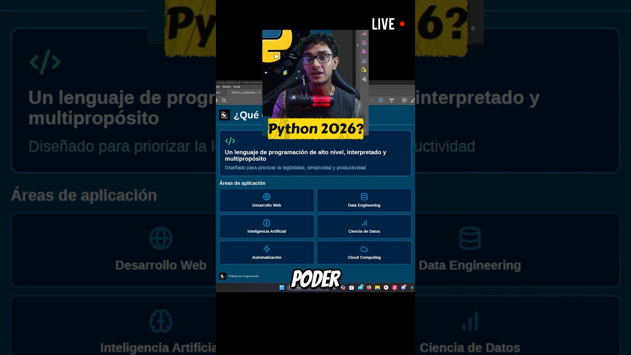 Por qu&eacute; aprender Python este 2026?#programacion #python #aprendepython