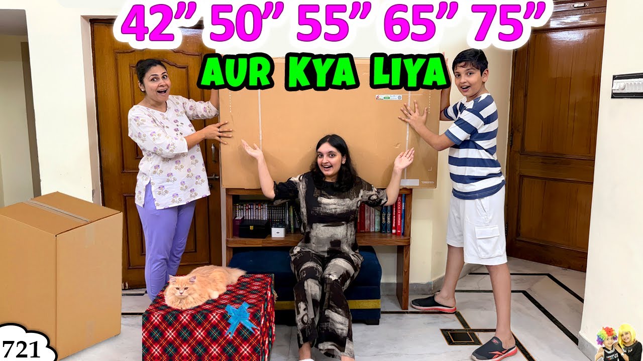 AUR KYA LIYA | Ep 721 | New TV aagaya | Aayu and Pihu Show