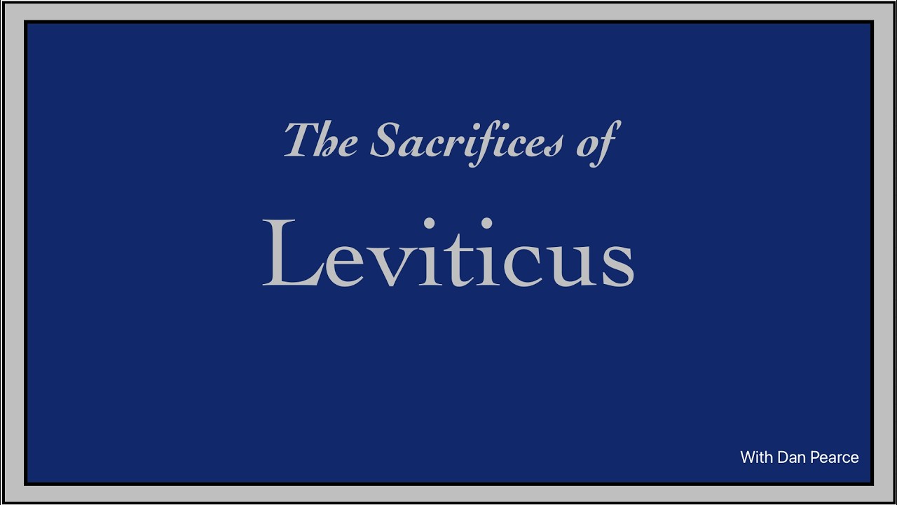 (#2) Study of Leviticus 3/15/2026