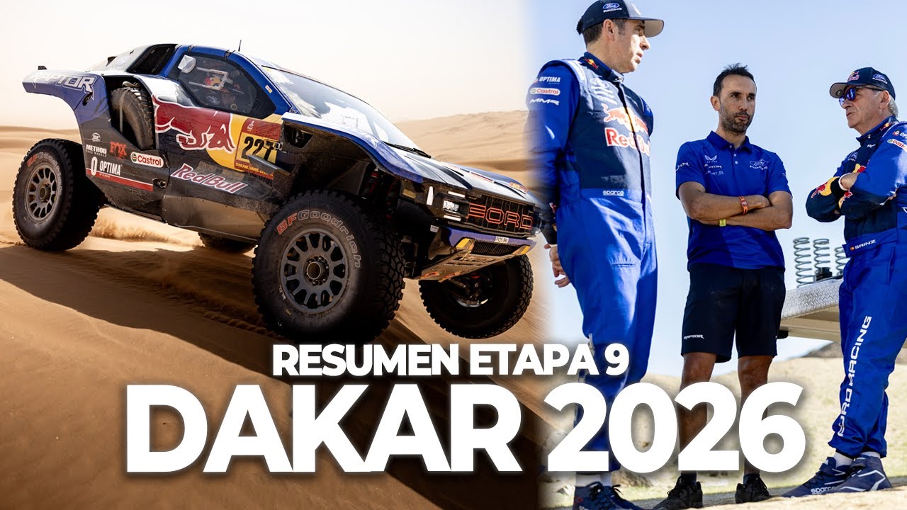 ROMA Y SAINZ DAN EL SALTO Y SE PONEN LÍDERES EN LA PELEA CON AL ATTIYAH - RESUMEN ETAPA 9 DAKAR 2026