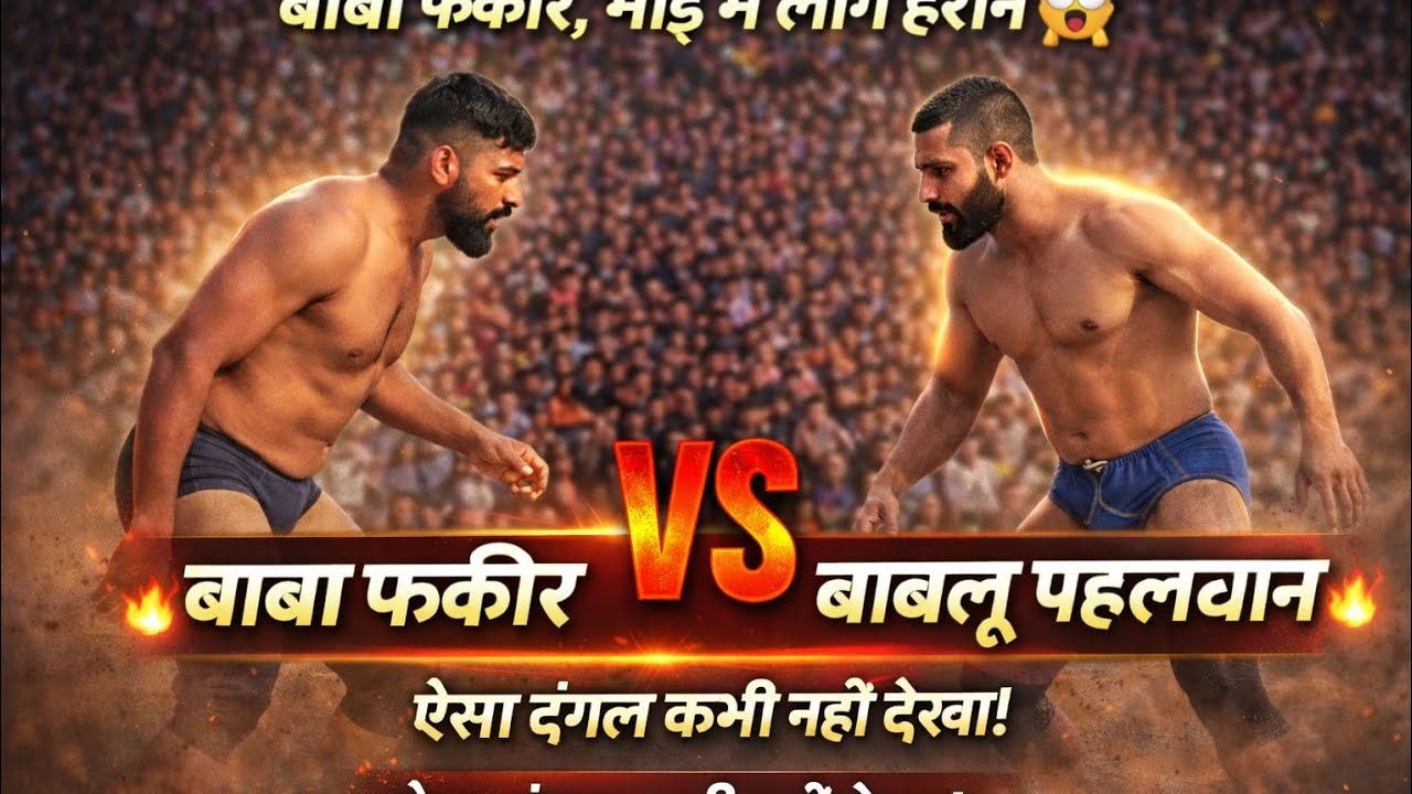 बिहार की धरती पर दंगल का महासंग्राम: बाबा फकीर और बबलू के बीच घमासान मुकाबला! 🤼‍♂️💥|