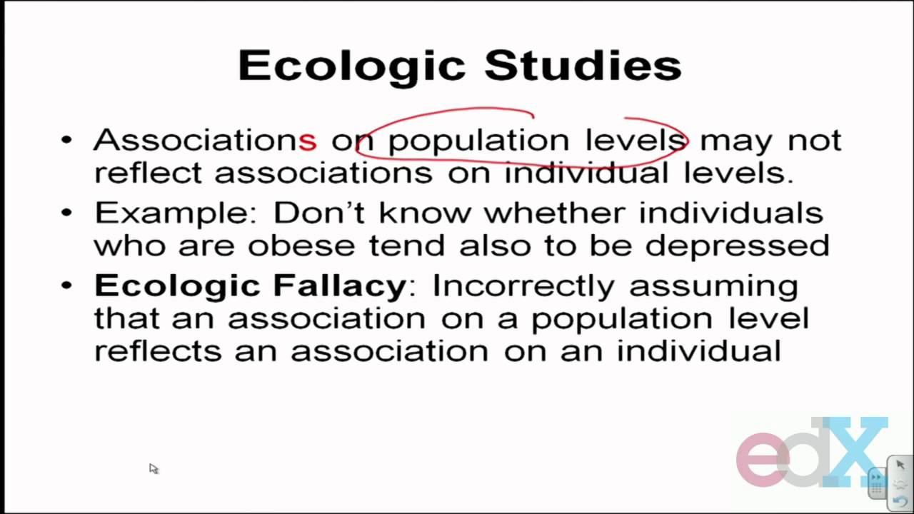 Week 5 : ECOLOGIC STUDIES