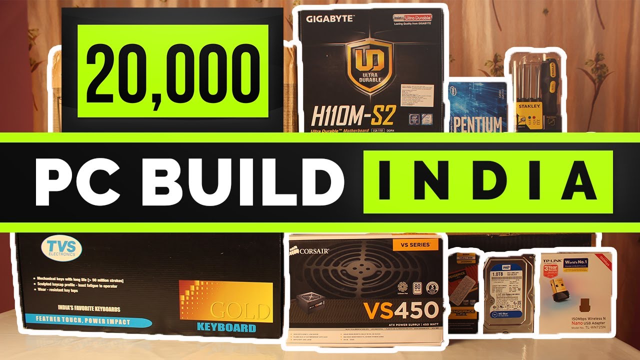 How to Build a PC in HINDI. 20,000 Rs Indian Gaming PC. [PC BUILD INDIA]