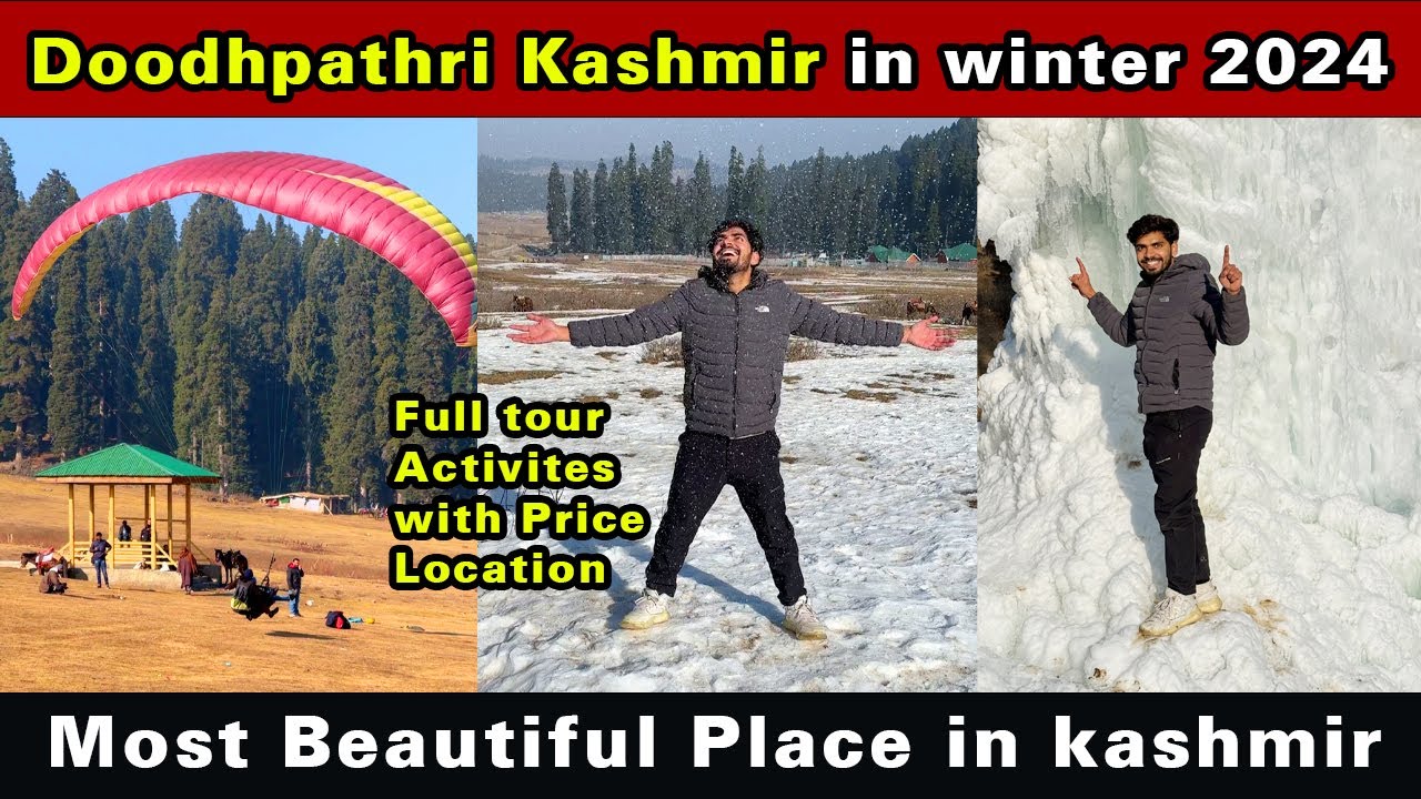 Doodhpathri Kashmir 2024 | Doodhpathri in winter 2024 | Srinagar to Doodhpathri