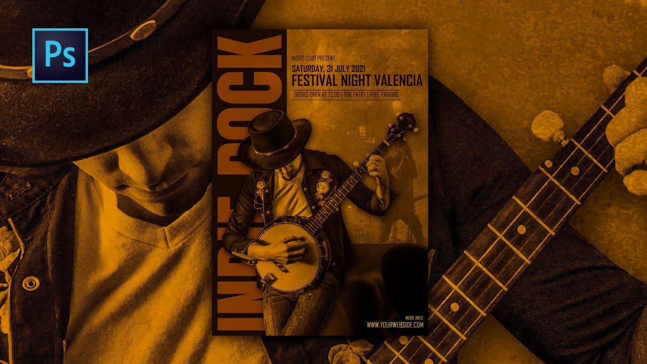 Create a Rock Festival Poster Design in Adobe Photoshop