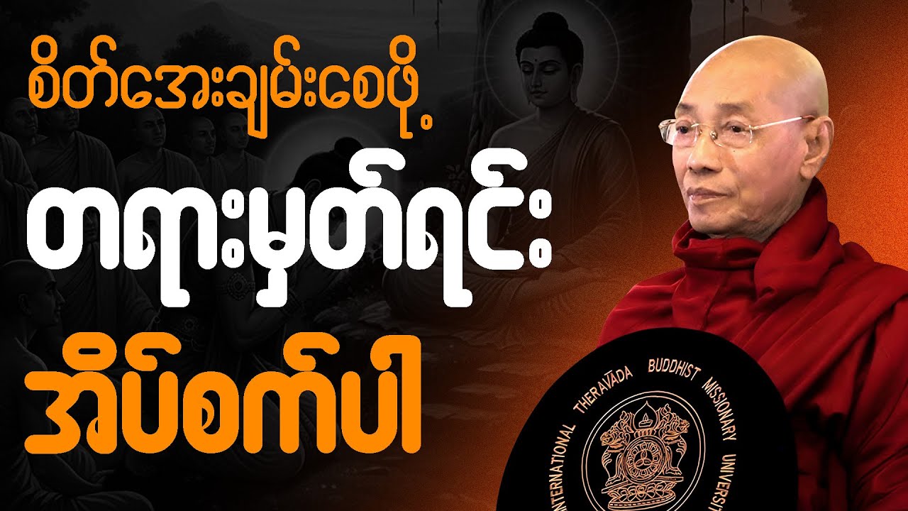 ညစဥ်ဖွင့်၍ တရားမှတ်ရင်း အိပ်စက်အနားယူပါ 🙏  #ပါချုပ်ဆရာတော်ကြီး #တရားတော် #ညတရား 🌼🙏