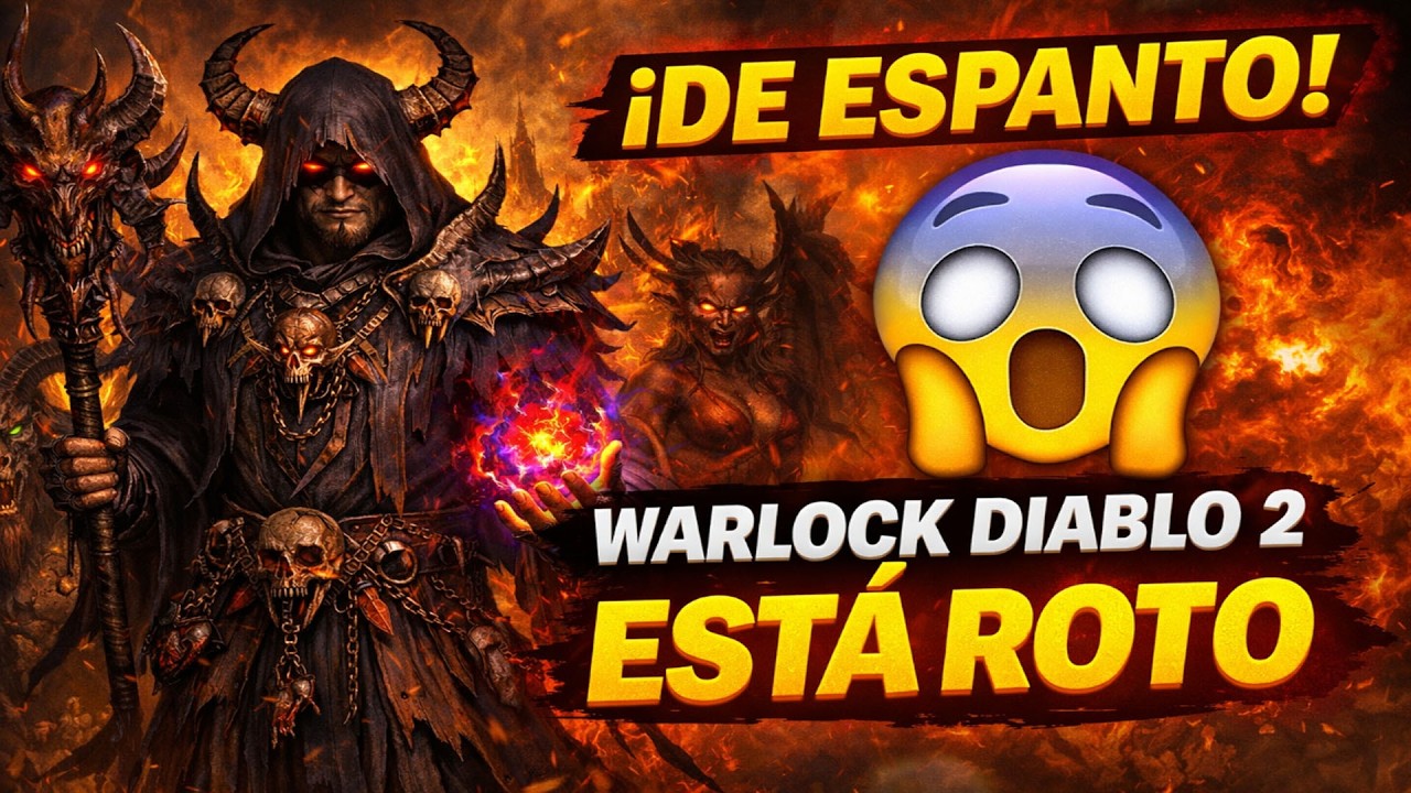CONJURADOR 100K de da&ntilde;o 😱 &iexcl;Build brutal! | Diablo 2 RE