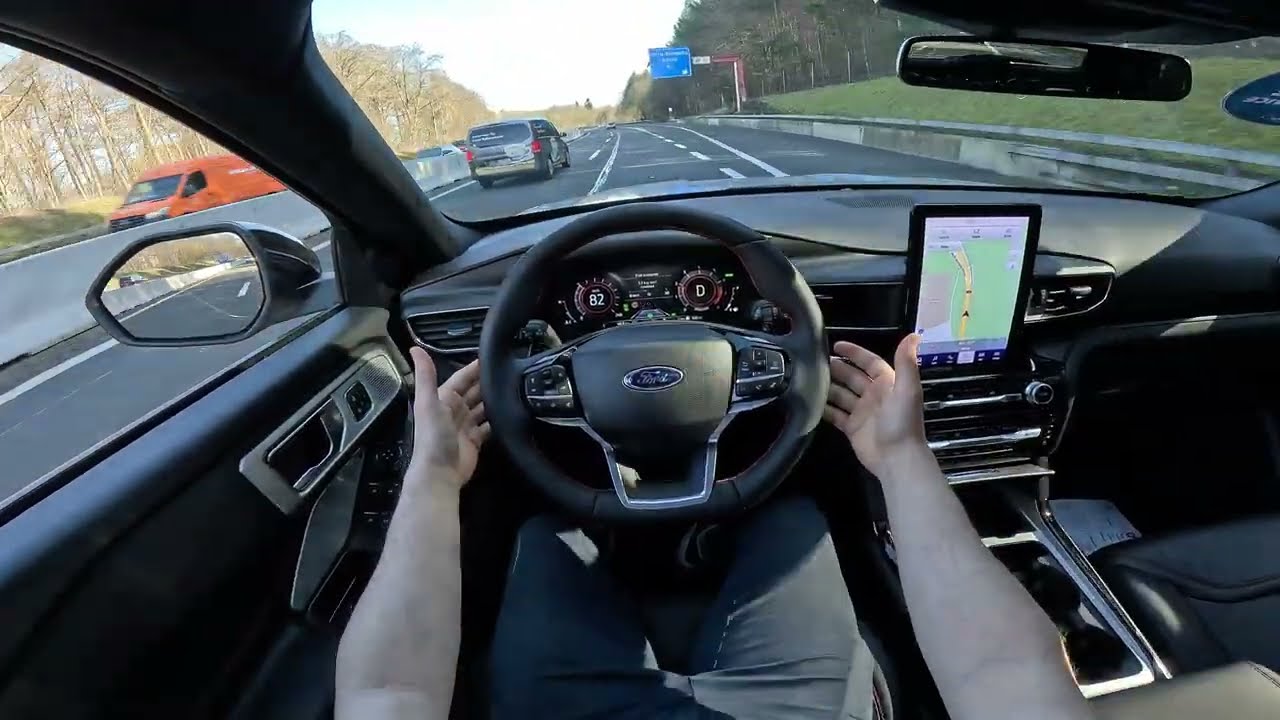 Ford Explorer Plug-in Hybrid ST-Line 2023 Test Drive POV | Ambience Binaural Sound