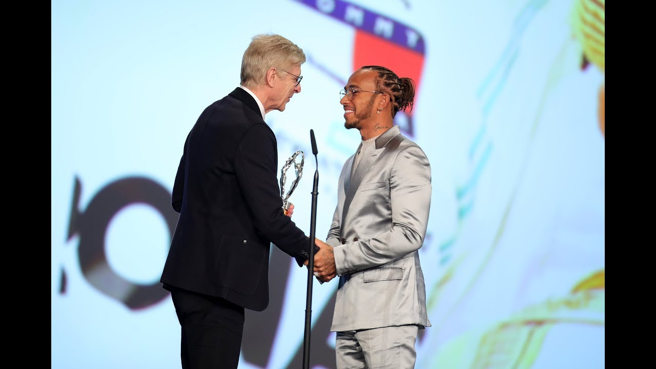 Lewis Wins the Laureus World Sportsman of the Year Award