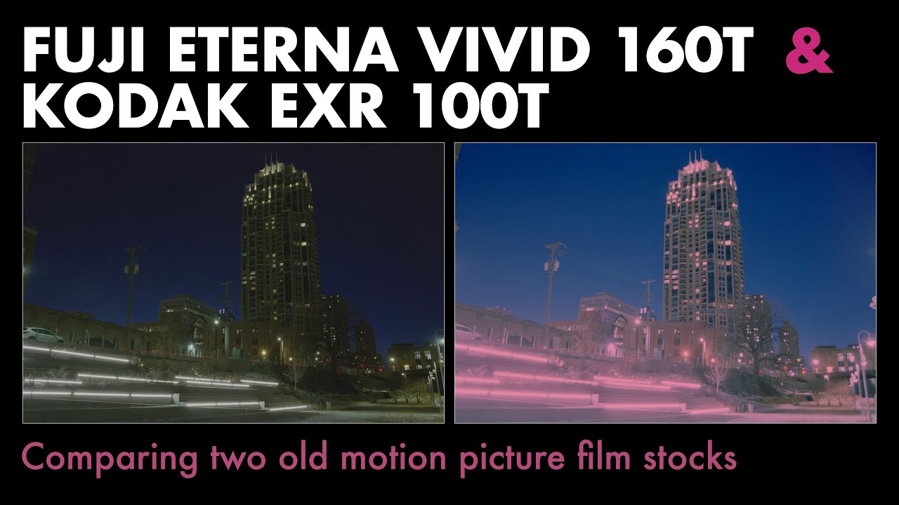 Por&oacute;wnanie film&oacute;w: Fuji Vivid 160T vs Kodak EXR 100T