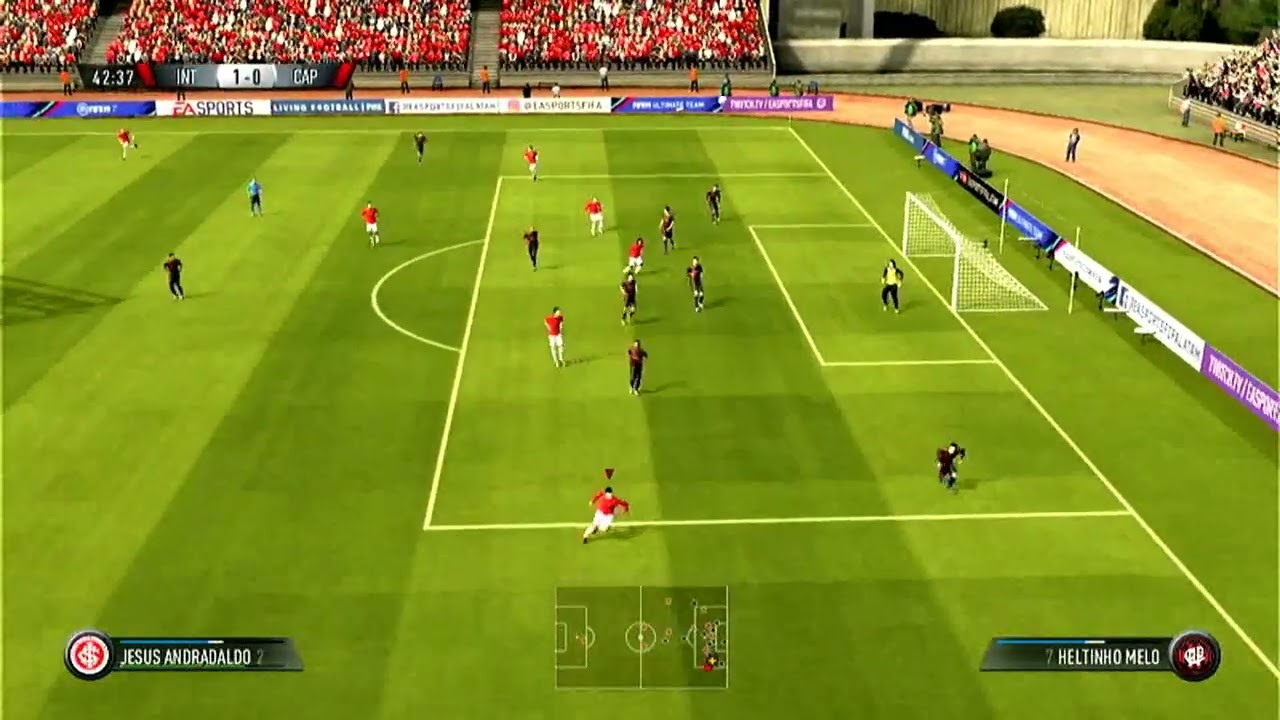 Liga Do Brasil Fifa 19 PS3 Inter x Atletico PR #fifa