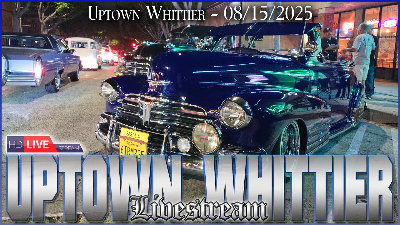 🔴 Cruising Uptown Whittier 🚘 Lowriders Take Over Greenleaf Ave | Aug 15th 2025