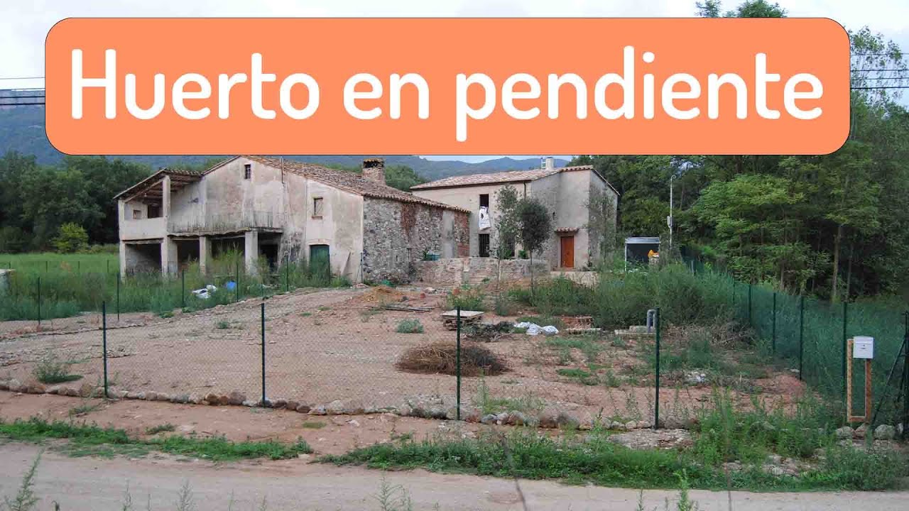 📏 Huerto en pendiente