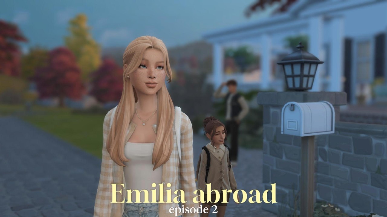First day of high school!! | Emilia abroad (ep 02) | The Sims 4