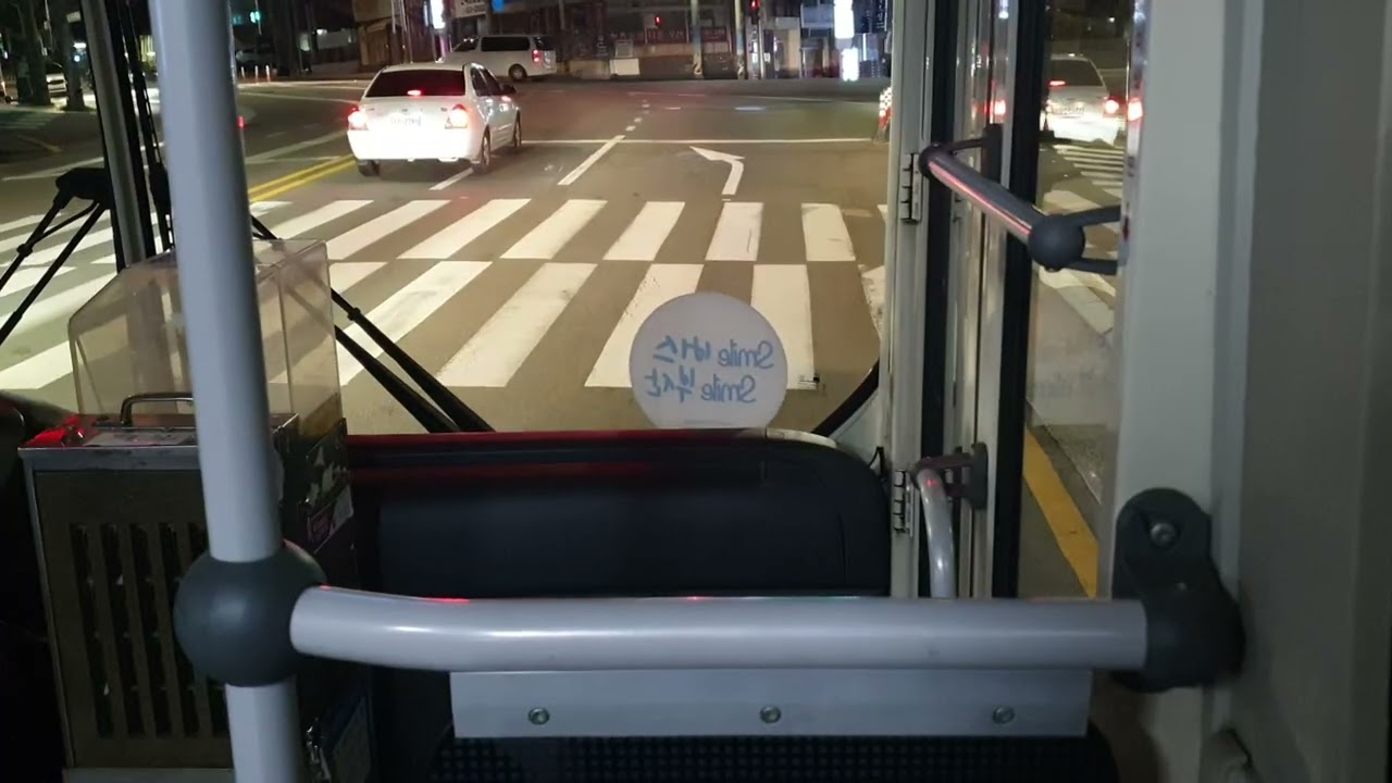서금지구대.금사역 🔜 협진태양맨션까지 주행영상( 세익여객 183번버스 막차 )