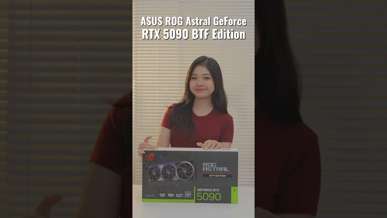 Asus RTX 5090 Astral OC BTF Edition Unboxing #pcbuild #5090 #rtx5090