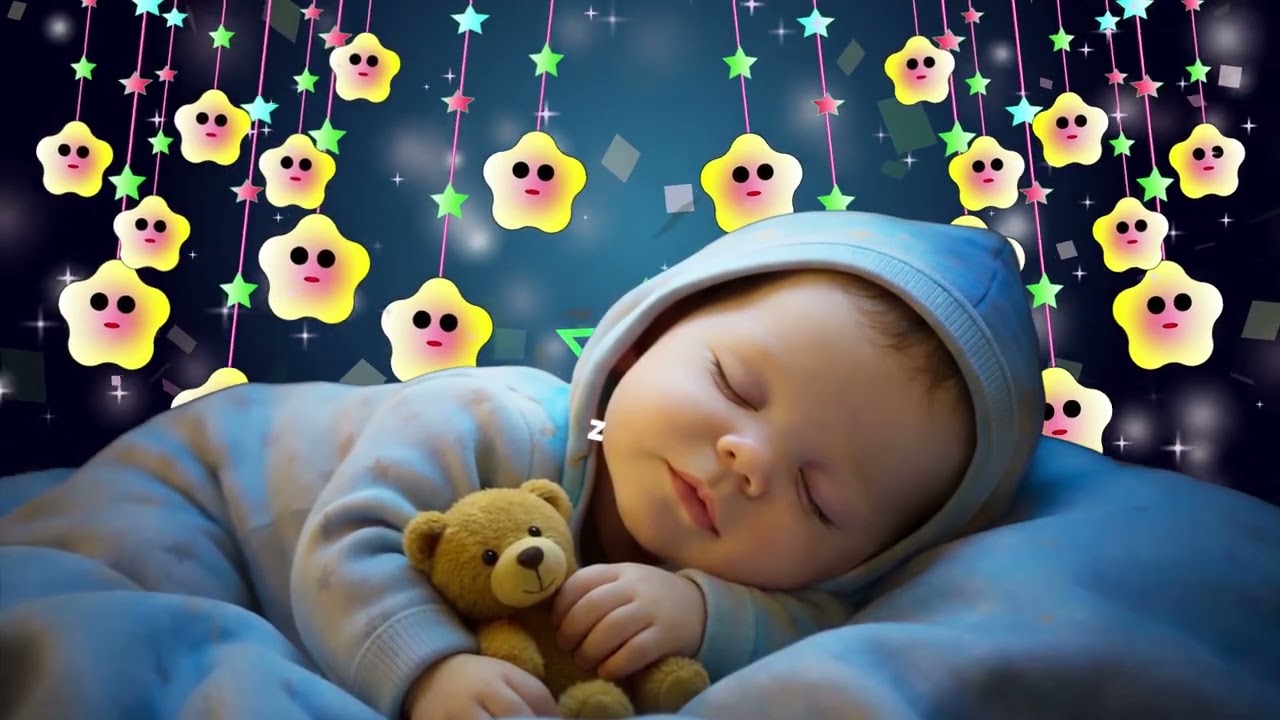 Baby Sleep Music 🌙 Instant Deep Baby Sleep 💫 Beat Insomnia in 3 Minutes 🎵 Mozart & Brahms Lullabies