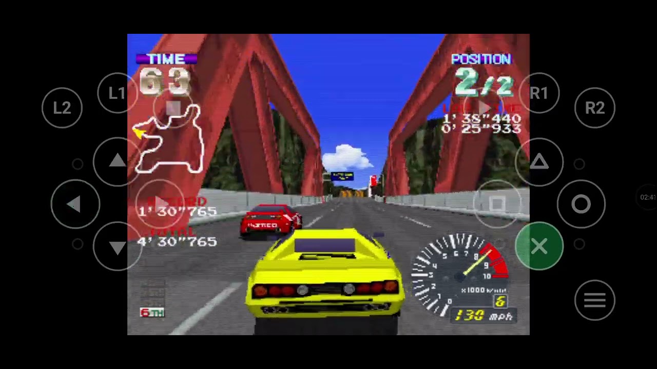 1993 Ridge Racer Revolution PlayStation 1 Title 