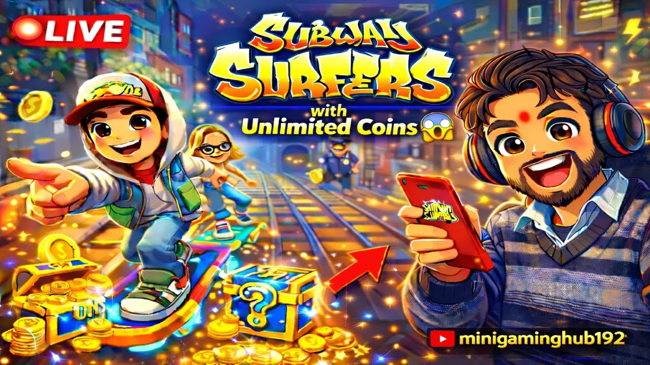 Subway surfers live stream winter Xtreme 2026 | Non-Stop Run & Crazy Scores
