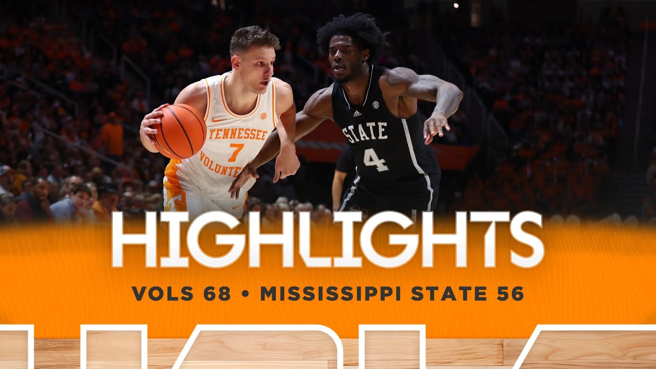 HIGHLIGHTS: No. 6 Vols 68, No. 14 Mississippi State 56 (Jan. 21, 2025)