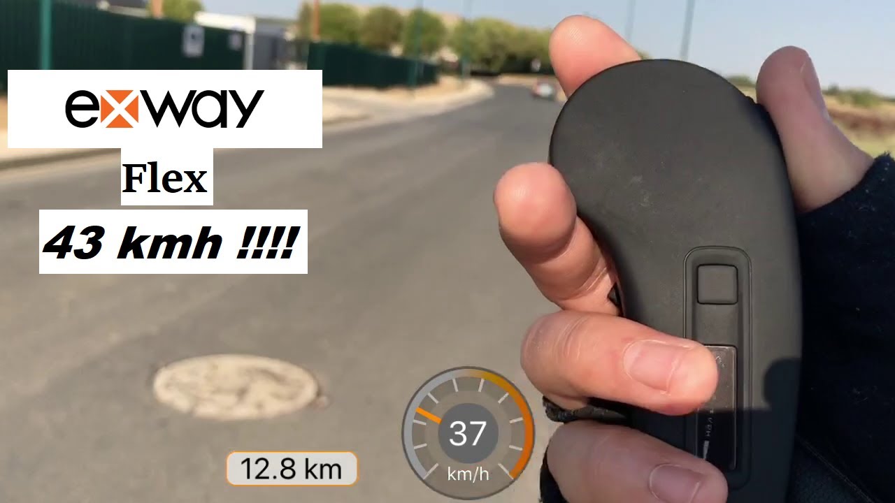 Exway Flex Test de vitesse et d'autonomie
