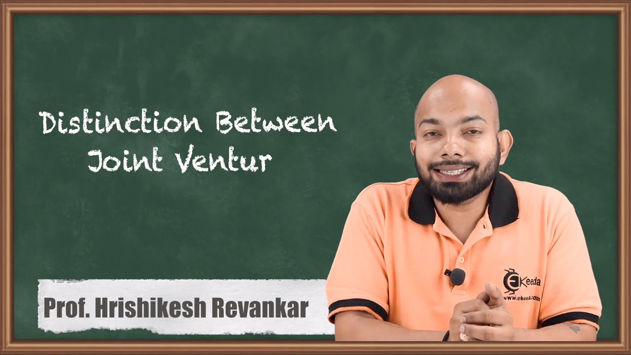 Distinction Between Joint Venture and Consignment - Joint Venture - CA CPT Accounts