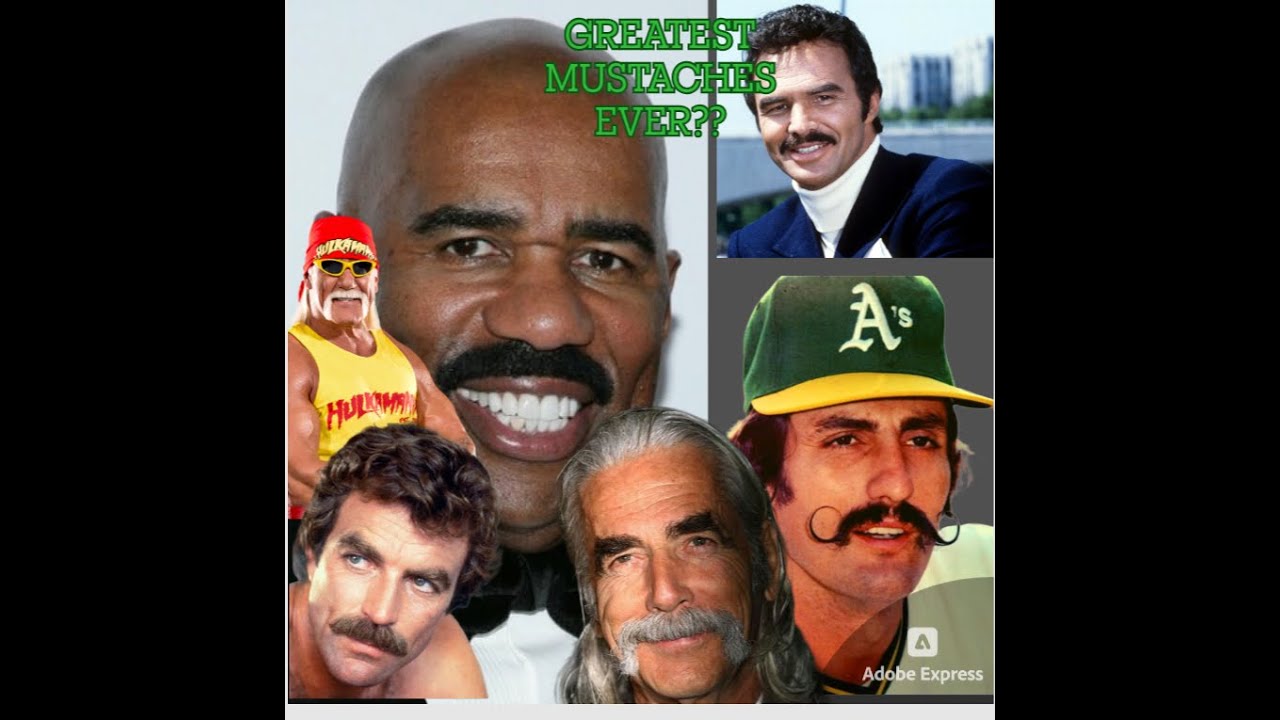 MUSTACHE MANIA!! THE GREATEST MUSTACHE TOURNAMENT EVER!!!  #celebrity #athlete #movies #sports #wwe
