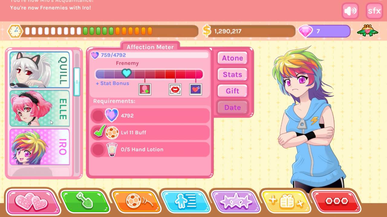 Crush Crush Review (Incremental Dating Game)