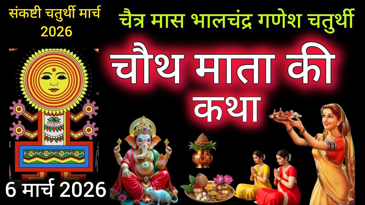चैत्र मास चौथ माता की कथा |Chauth Mata Ki Kahani | संकट चौथ की कथा | Chauth Mata ki Katha | Chauth